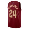 Cleveland Cavaliers Lauri Markkanen 24 Nike 2022-23 Icon Edition Maroon Pelipaidat Swingman - Miesten